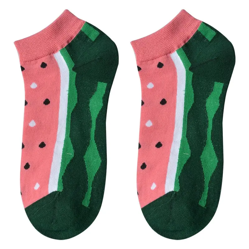 Sokken Watermeloen roze one-size