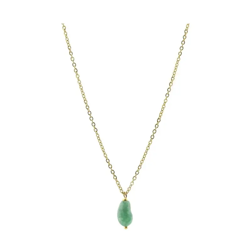 Solid gold necklace joia long