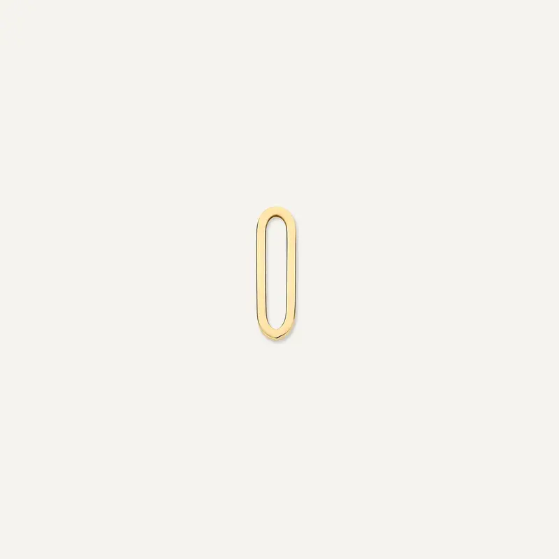 Solo Paperclip Hoop Charm