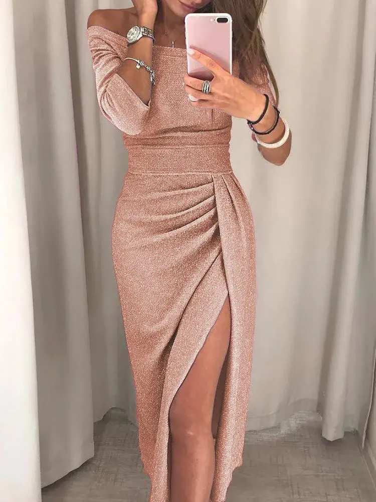 Sommerliches Off-Shoulder-Kleid - Livia