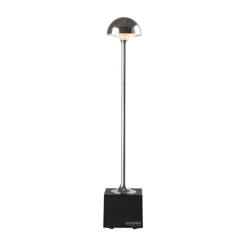 Sompex Flora Draadloze LED Tafellamp | Chrome