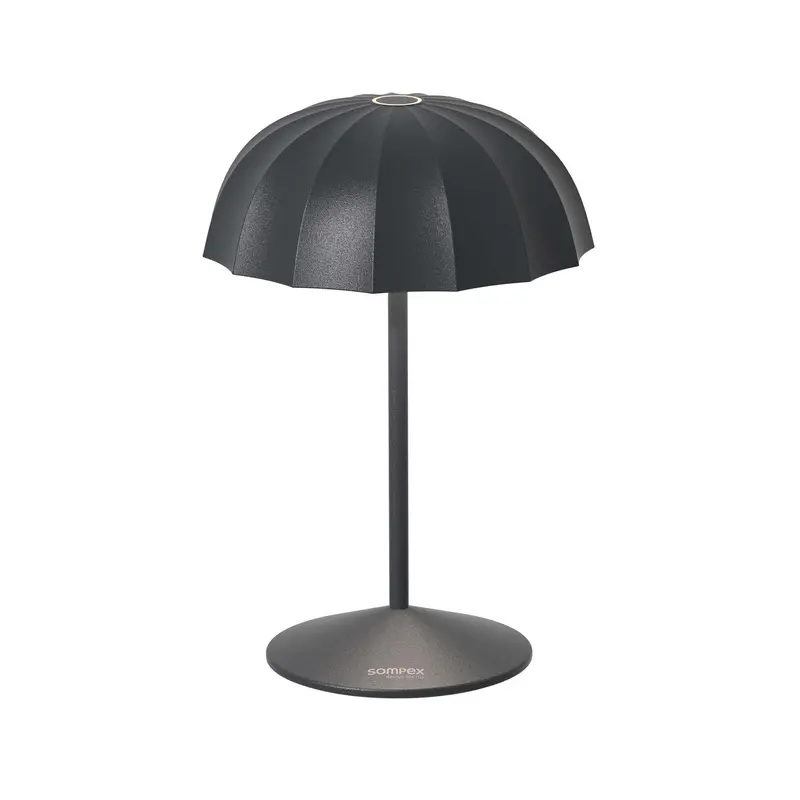 Sompex Ombrellino Draadloze LED Tafellamp | Binnen & Buiten | Zwart
