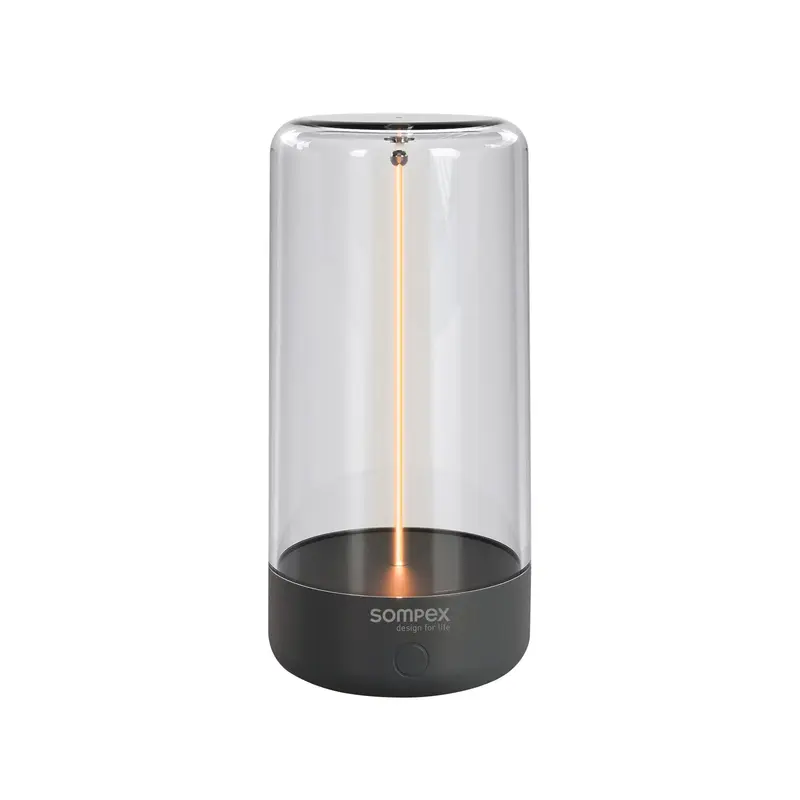 Sompex Pulse Oplaadbare LED Tafellamp | Antraciet