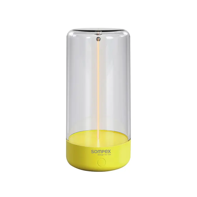 Sompex Pulse Oplaadbare LED Tafellamp | Neon Geel