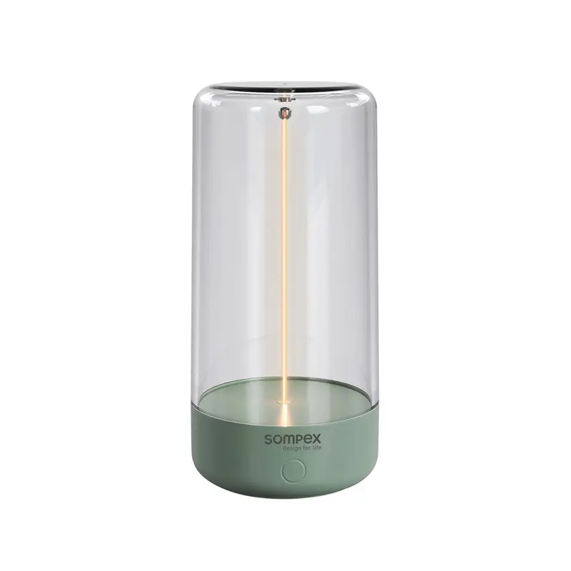 Sompex Pulse Oplaadbare LED Tafellamp | Olijfgroen