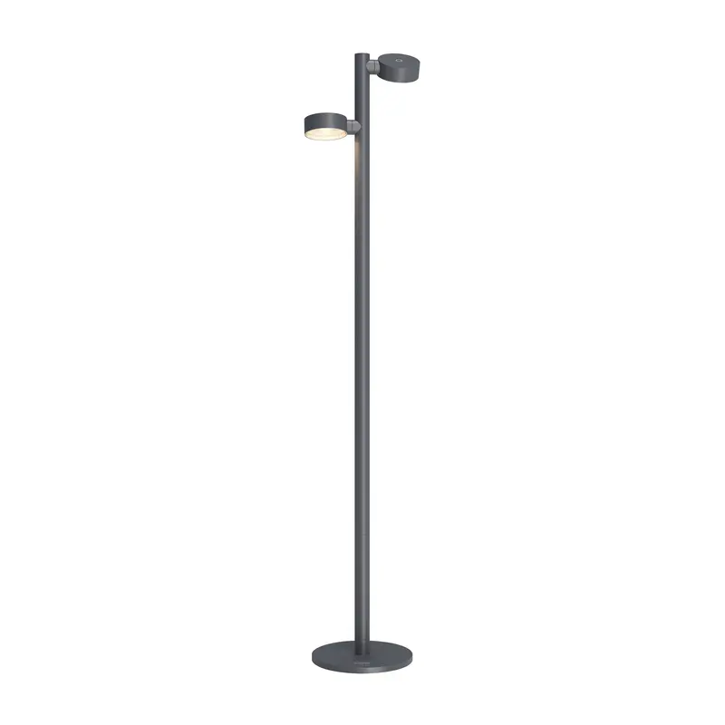 Sompex Ronda Draadloze LED Vloerlamp | 2-Lichts Antraciet