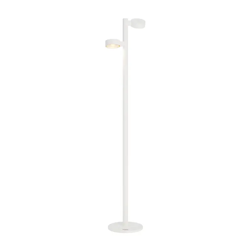 Sompex Ronda Draadloze LED Vloerlamp | 2-Lichts Wit