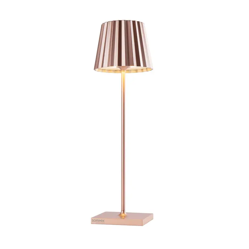 Sompex Troll 2.0 Draadloze LED Tafellamp | Binnen & Buiten | Rose Goud