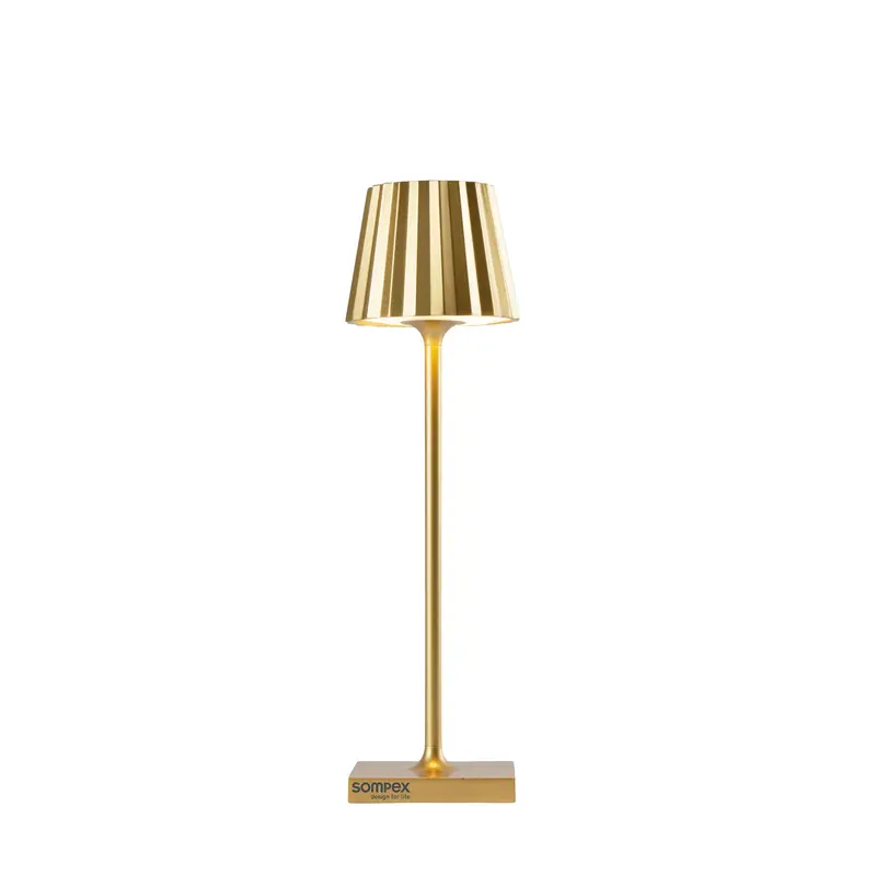 Sompex Troll Nano Draadloze LED Tafellamp | Binnen & Buiten | Goud