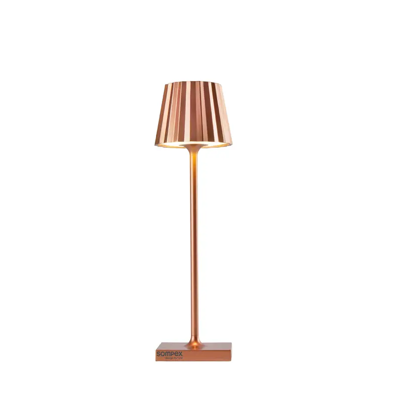 Sompex Troll Nano Draadloze LED Tafellamp | Binnen & Buiten | Koper