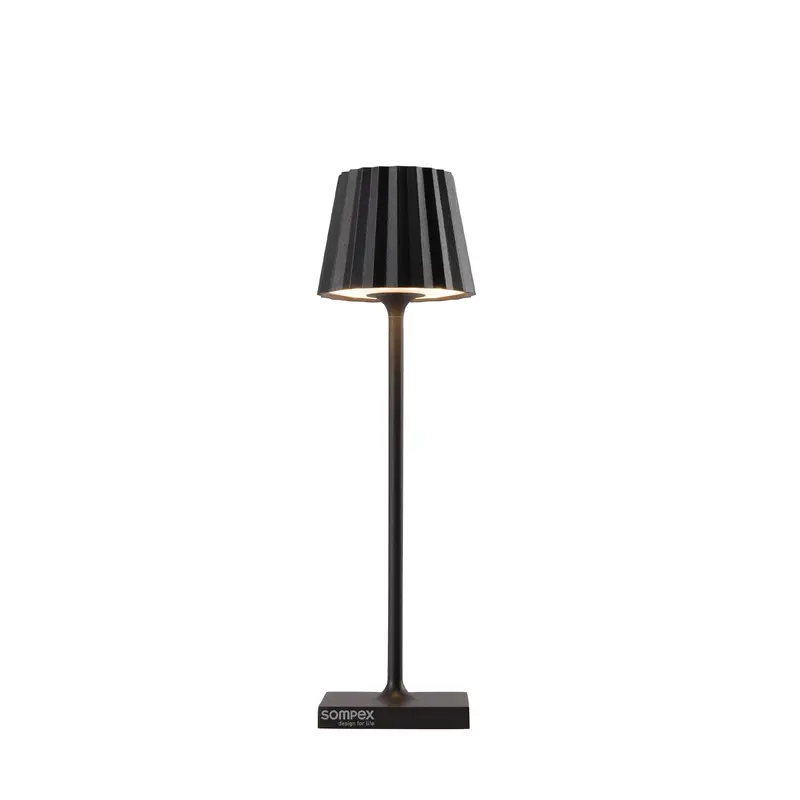 Sompex Troll Nano Draadloze LED Tafellamp | Binnen & Buiten |Zwart