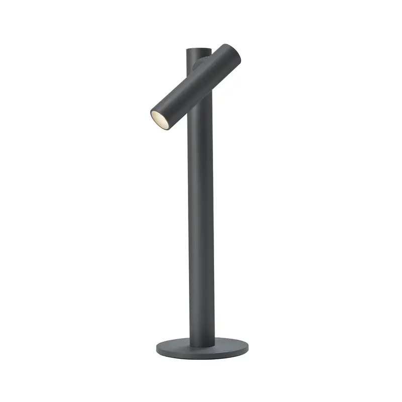 Sompex Tubo Oplaadbare LED Tafellamp | Antraciet