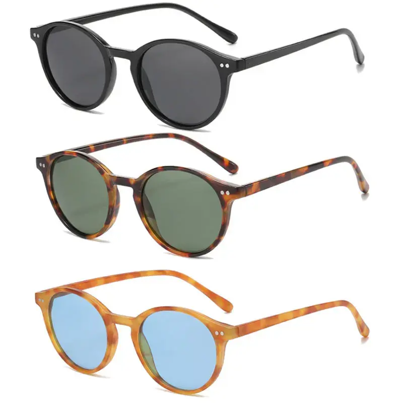 Sonnenbrille Retro Rund Polarisiert - SunnyStyle Sommer 2026