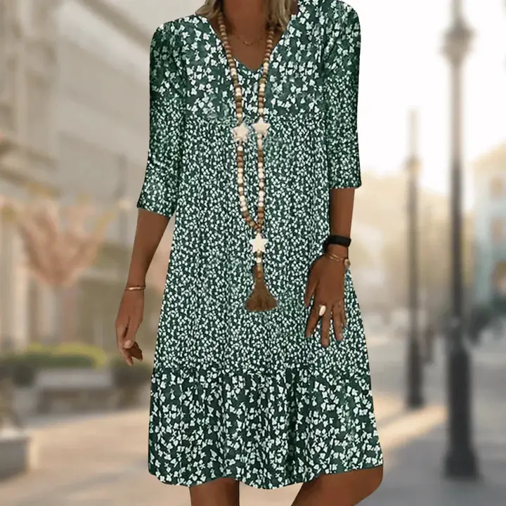Sonnenenergie-inspiriertes Herbstkleid – Soleil