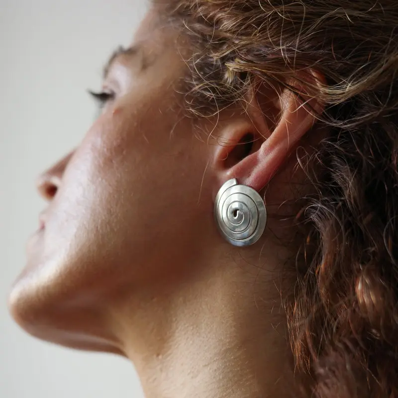 Spiral earrings
