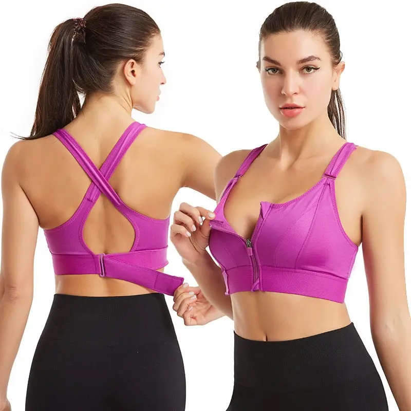 Sport-BH mit Reißverschluss & Rückenstütze – 1 kaufen, 1 gratis – Livia