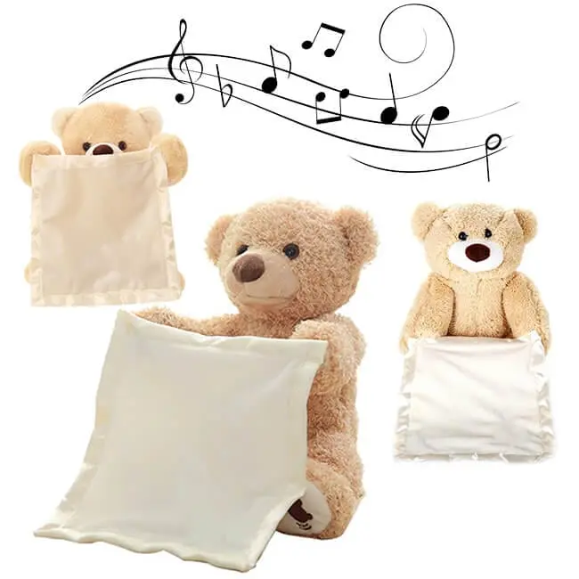 Sprechender Plüschbär mit Musik & Spiel – interaktiver Begleiter für Kinder