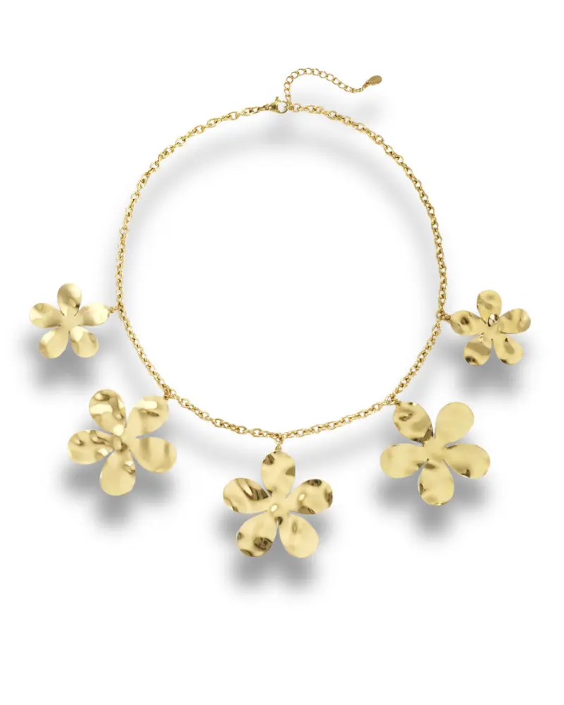 Statement ketting - Bloemen