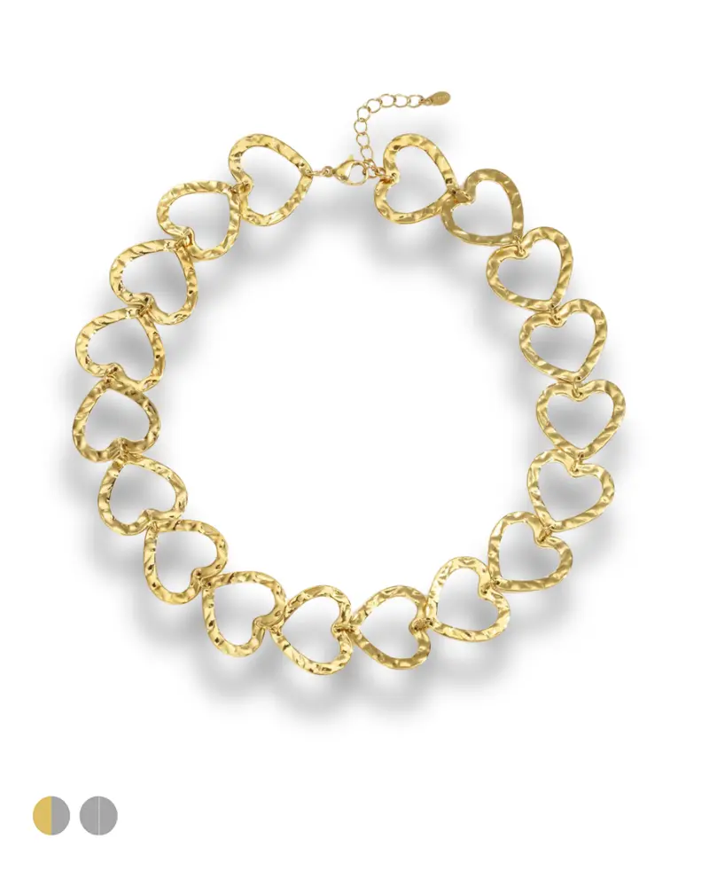 Statement ketting - Hartjes