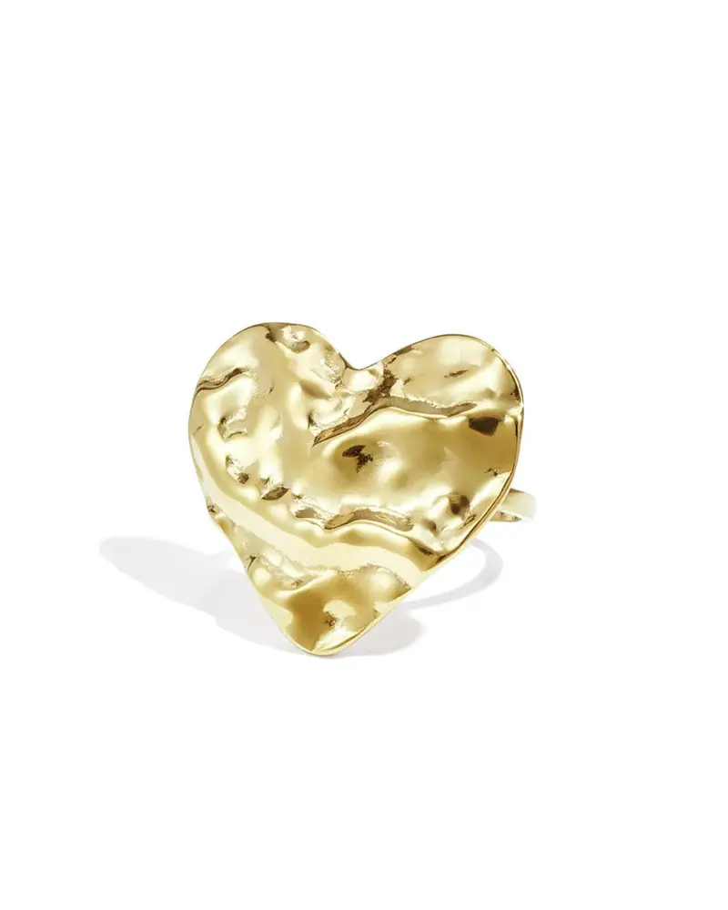 Statement ring verstelbaar - Groot hart