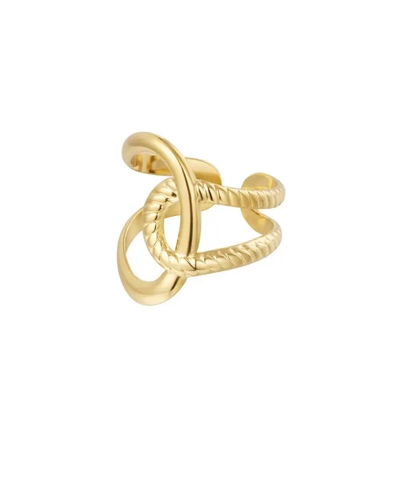 Statement ring verstelbaar - Knoop