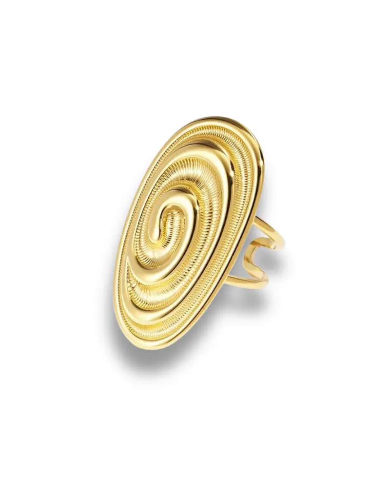 Statement ring verstelbaar - Twist