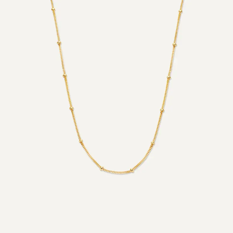 Stationed Spheres Necklace