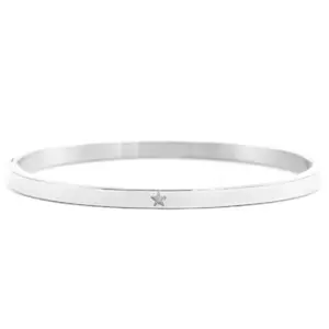 Ster - Lief Label - Bangle Steel Armband - Zilverkleurig
