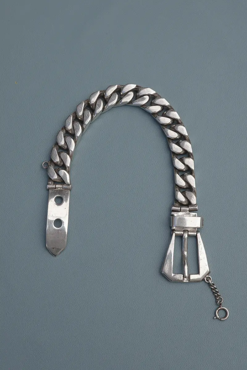 Sterling buckle bracelet