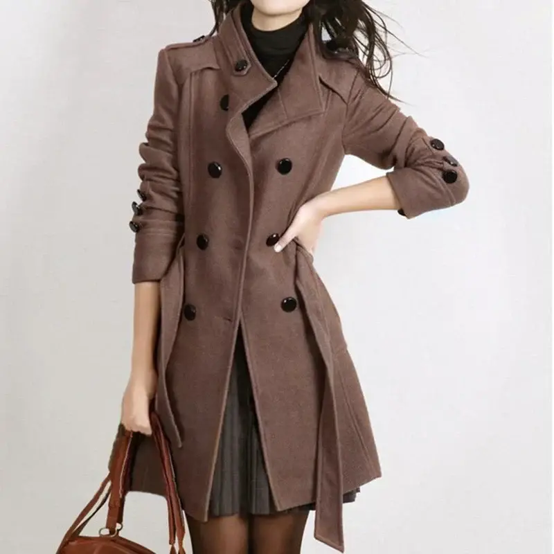 Stilvolle Damen-Herbstjacke mit Gürtel – Sophie