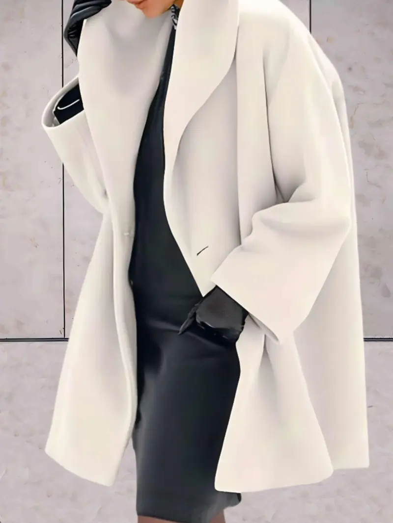 Stilvolle Weite Damen Winterjacke - Evelyn Winterzauber Edition