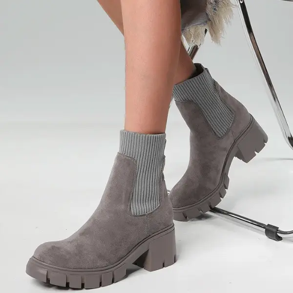 Stilvolle Wildleder-Herbstschuhe für Damen – Eloise