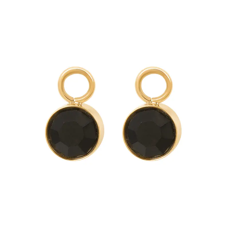 Stone Black Diamond - iXXXi - Hoop Charms