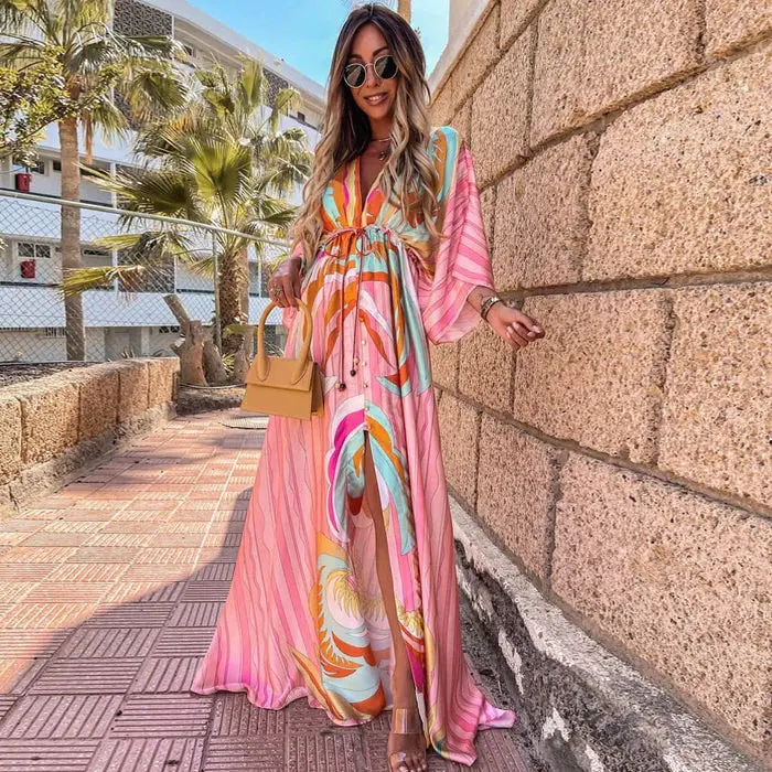 Strandkleid mit Print für Sommer 2025 - Zamara