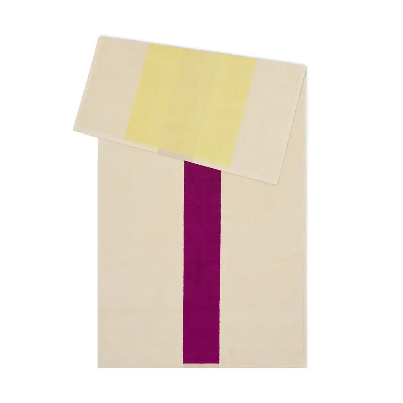 Suite702 x Martens & Martens Badhanddoek 70x140 | Yellow & Fuchsia