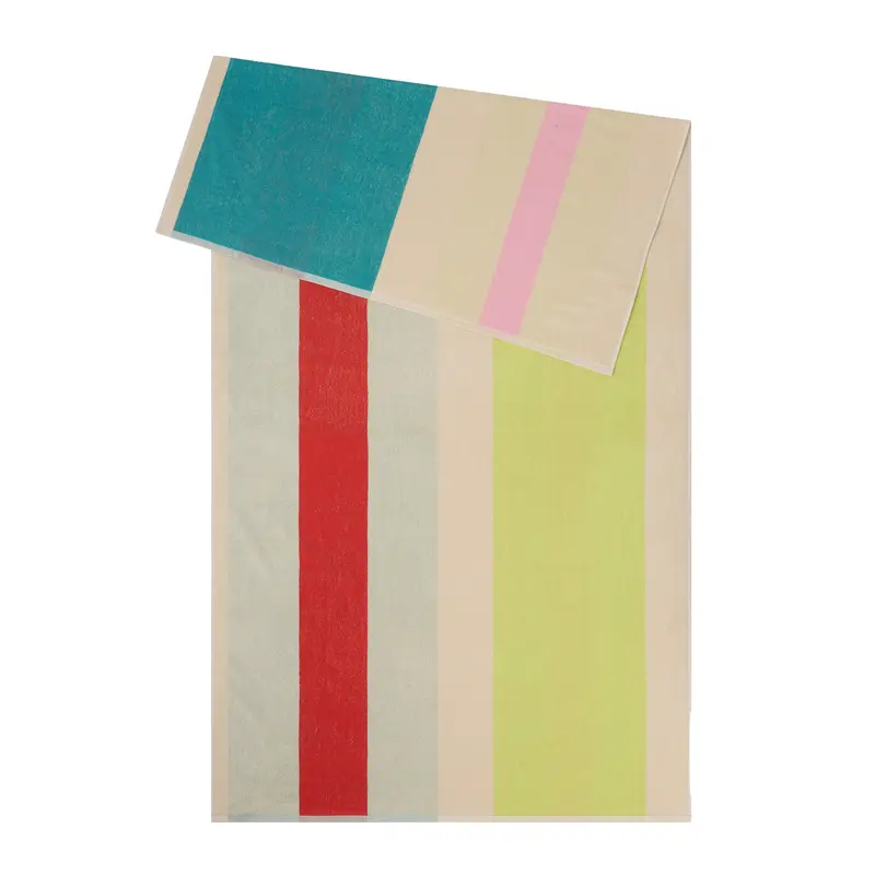 Suite702 x Martens & Martens Strandlaken 90x180 | Pink & Turquoise