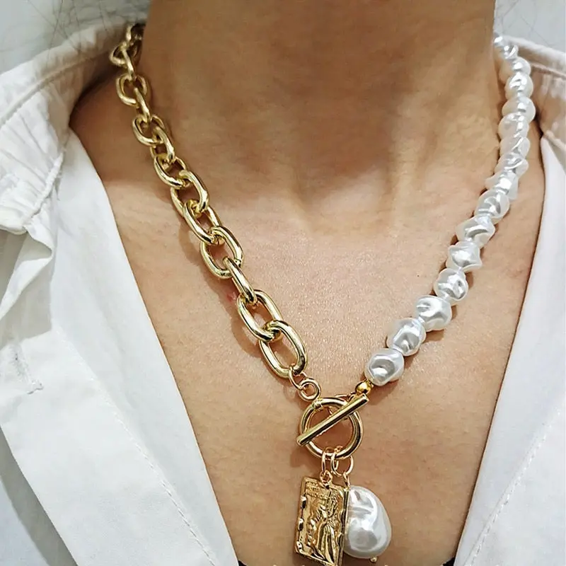 Tage perlen | Perlenhalsband für Frauen Vintage