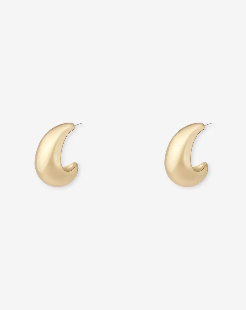 TEARDROP HOOP EARRINGS