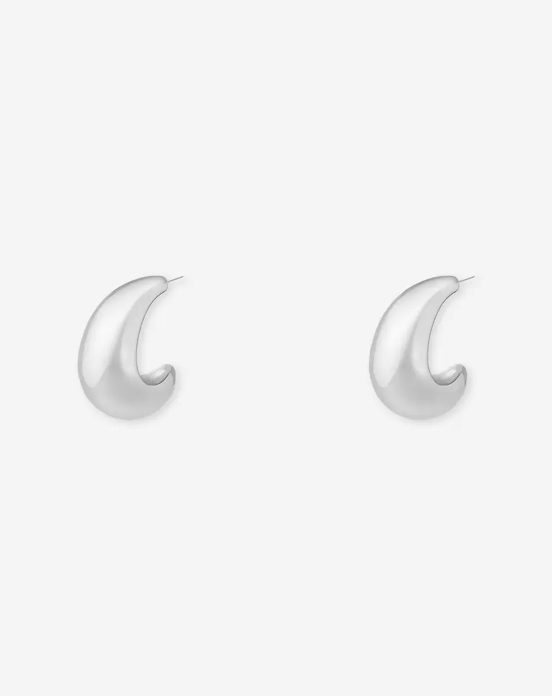 TEARDROP HOOP EARRINGS
