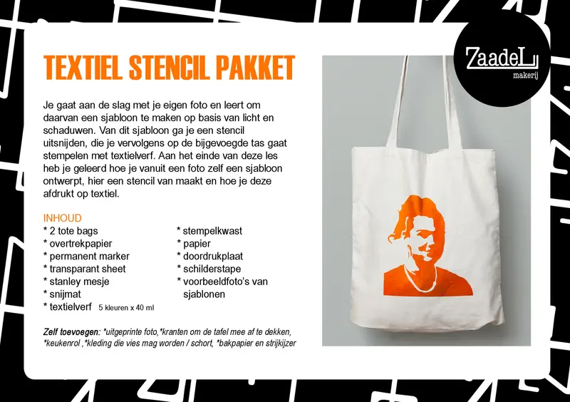 Textiel Stencil Pakket