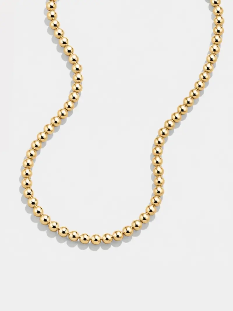 The Basic Bubble Necklace Gold