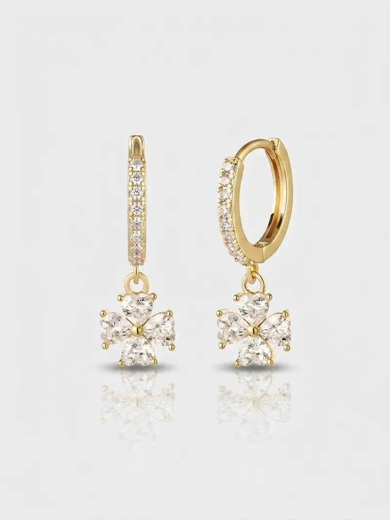The Clover of Hearts Earring