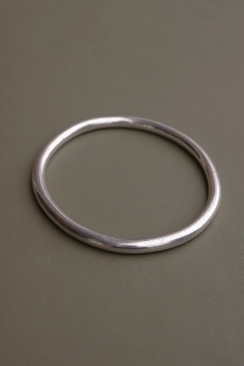 The Perfect Round Solid Sterling Bangle