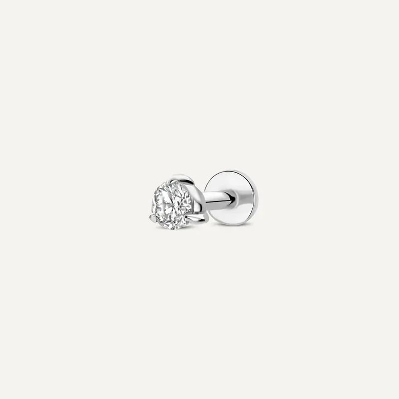 Three Prong Diamond Piercing (0.05 ct)