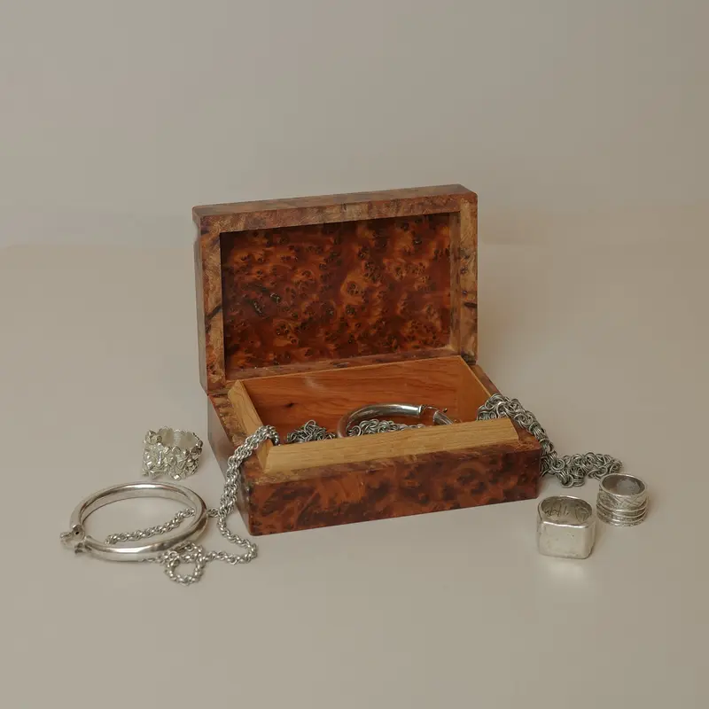 Thuya Burl Wood Box
