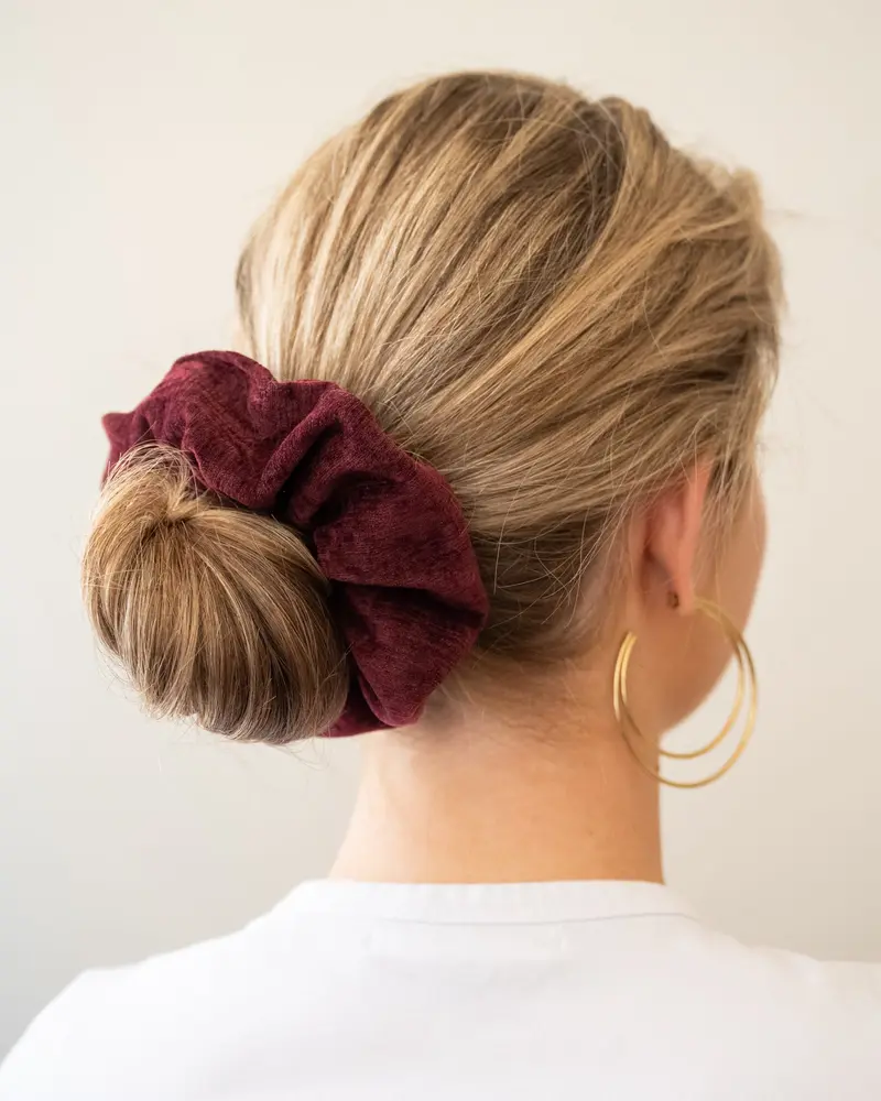 TILTIL Belle Scrunchie Velvet Bordeaux