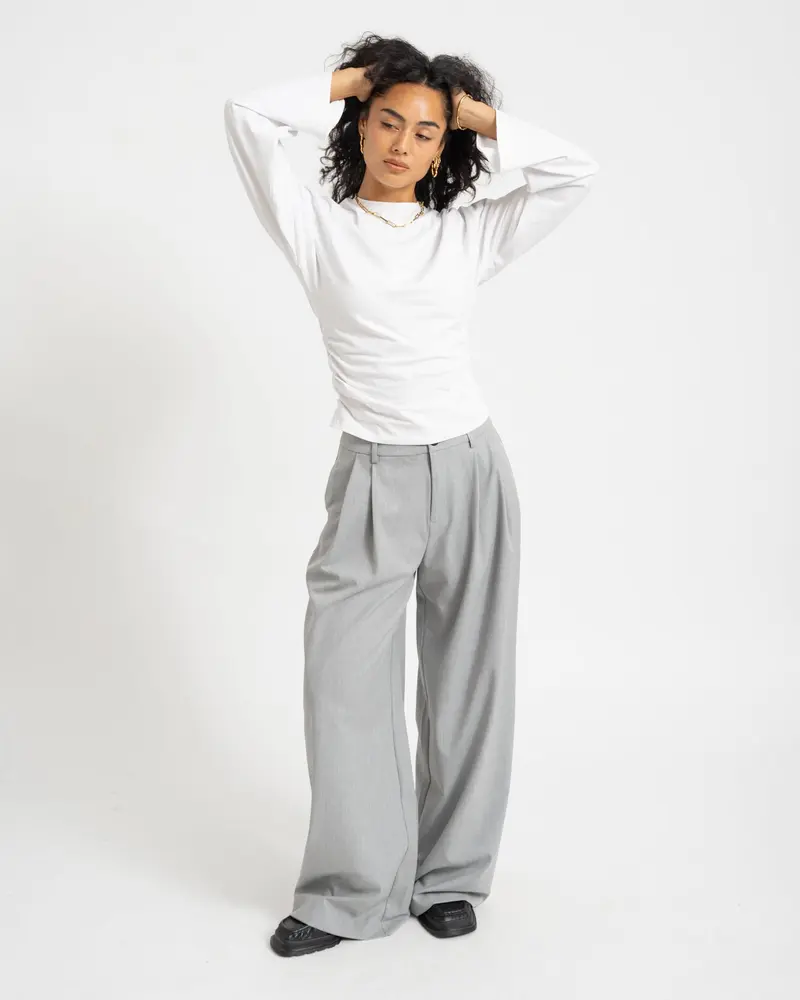TILTIL Ceder Pantalon Melange Grey