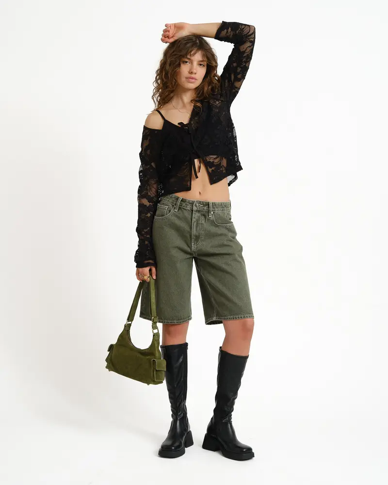 TILTIL Claire Blouse Lace Black