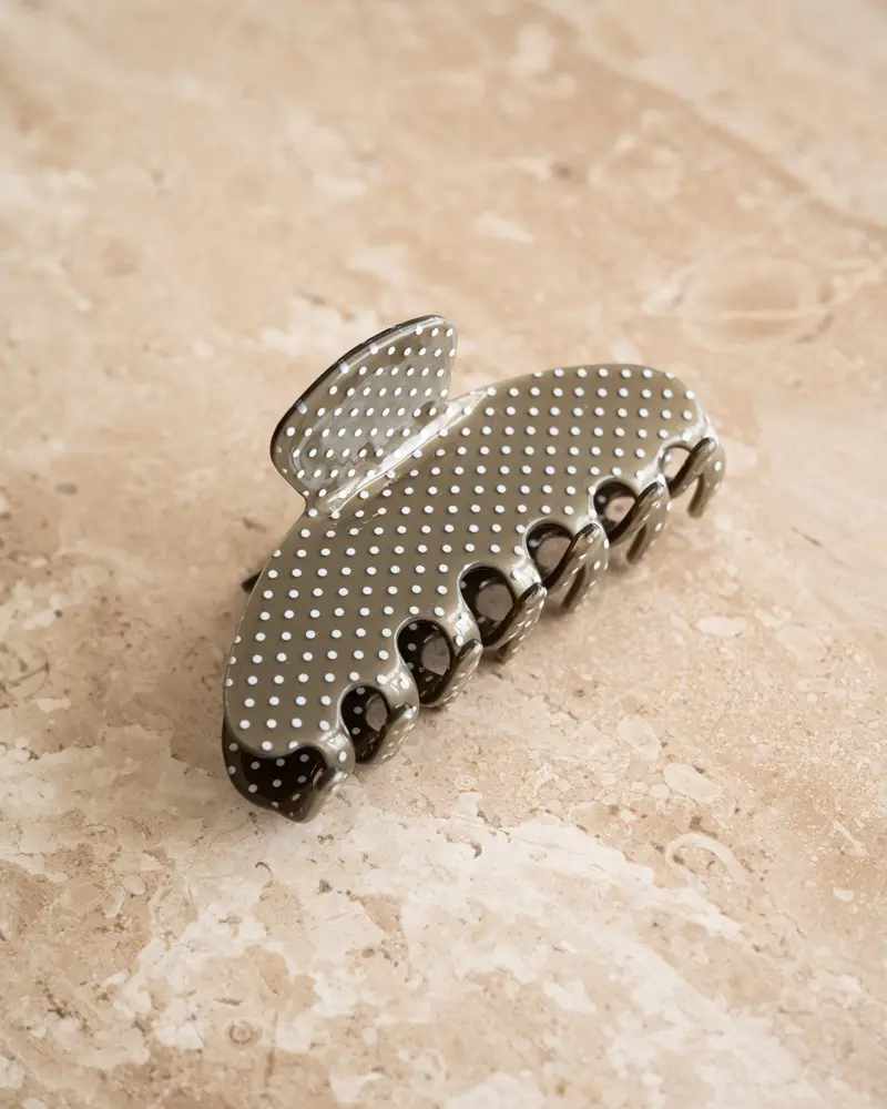 TILTIL Claw Clip Polkadot Groen