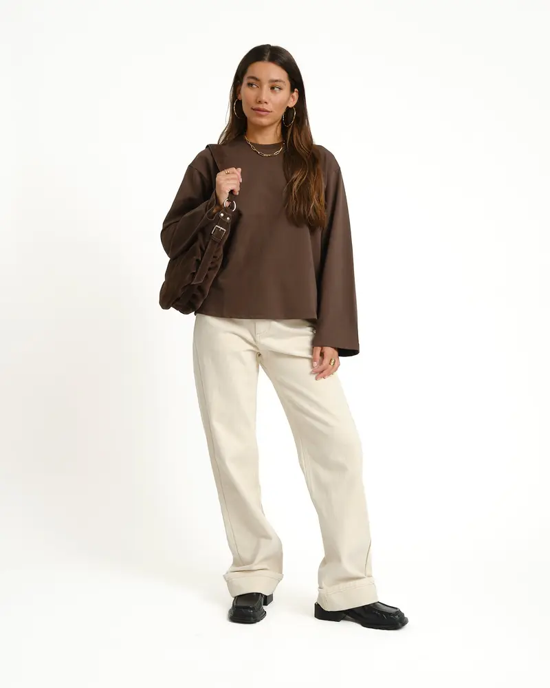 TILTIL Heavy Doka Plain Bruin